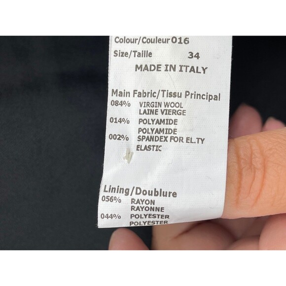 Jil Sander Navy collection overcoat virgin wool blend size 34/small - Picture 11 of 12